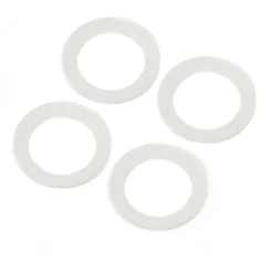Losi Snap-in Beadlock Rings, White (4): LMT 2.0 – LOS-1823