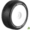 Louise B-Groove 1/8 Buggy Banden Zeskant 17 mm (super zacht) wit – Verpakt per 2 stuks