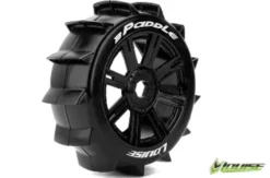 Louise B-Paddle 1/8 Buggy Banden Zeskant 17 mm zwart – Verpakt per 2 stuks