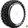 Louise B-Uphill 1/8 Buggy Banden Zeskant 17 mm (zacht) wit – Verpakt per 2 stuks