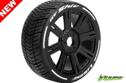 Louise MFT GT-Shiv 1/8 Buggy Banden Zeskant 17 mm zwart (zacht) – Verpakt per 2 stuks