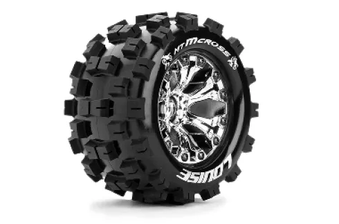 Louise MT-Cross 2.8 Inch 1/10 Monster Truck Banden 1/2″ Offset – Verpakt per 2 stuks