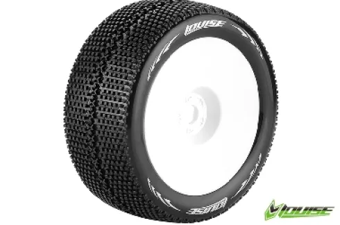 Louise T-Turbo 1/8 Truggy Banden Soft 0 Offset – Verpakt per 2 stuks