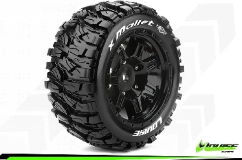 Louise X-MALLET MFT 1/6 Monster Truck Banden voor Traxxas X-Maxx 8S (24mm wielmeenemer) – Verpakt per 2 stuks