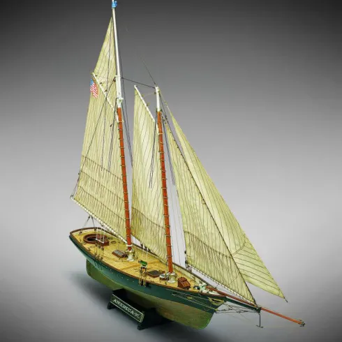 Mamoli America Zeiljacht houten scheepsmodel 1:66