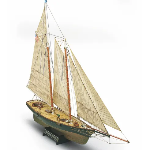 Mamoli America Zeiljacht houten scheepsmodel 1:66