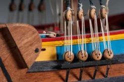 Mamoli Dutch Statenjacht van Dusek houten scheepsmodel 1:48