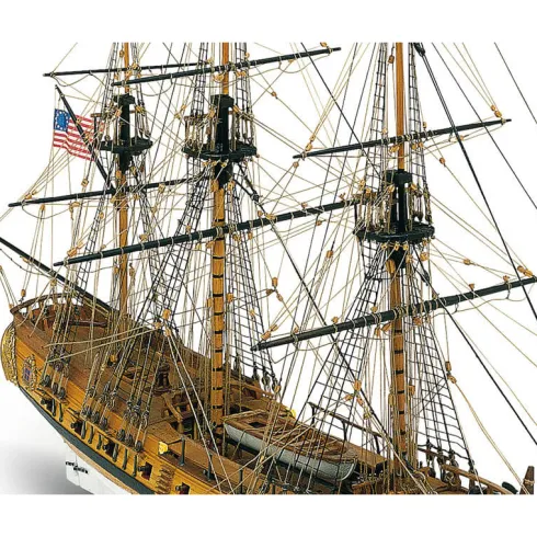 Mamoli USS Rattlesnake Brik zeilschip houten scheepsmodel 1:64