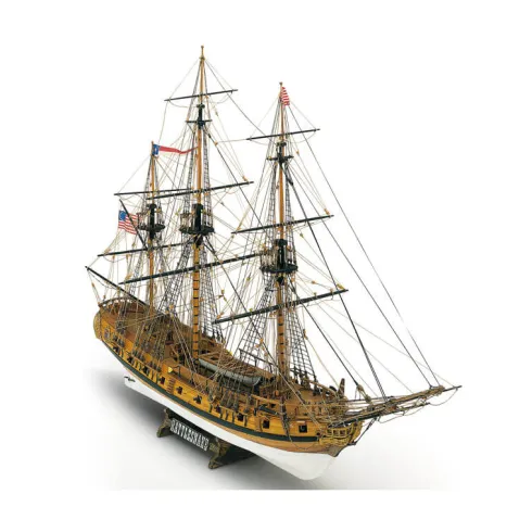 Mamoli USS Rattlesnake Brik zeilschip houten scheepsmodel 1:64