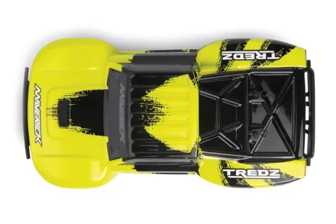 Maverick RC Microbe SC Flux 1/24 Short Course Truck compleet met 7.4V 350mAh LiPo accu en lader – Geel