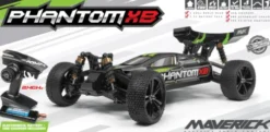 Maverick RC Phantom XB 1/10 RTR Electric Buggy compleet met accu en lader