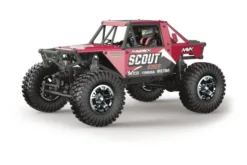 Maverick Scout24 Flux 1:24 Rock Crawler Rood – Compact formaat, grote prestaties