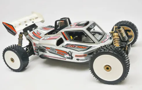MCD RR5 Buggy Max Pro CF Rolling Chassis + brandstof conversion set