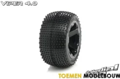 Medial Pro Viper 4.0 Black rims 17mm Hex fits SUMMIT REVO & MAXX series