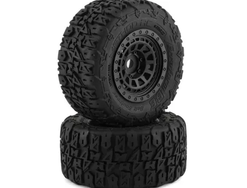 Method Terraform Belted 1/8 Monster Truck Tyres On Array Rims (Traxxas / ARRMA / Team Corally / HPI)