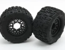 Method Terraform Belted 1/10 Monster Truck Tyres On Array Beadlock Rims (12mm/14mm) (Traxxas / ARRMA / HPI)