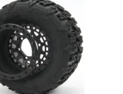 Method Terraform Belted 1/10 Monster Truck Tyres On Array Beadlock Rims (12mm/14mm) (Traxxas / ARRMA / HPI)