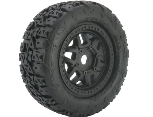 Method Terraform Belted SC Tyres On Switch Rims 1/7 & 1/8 (Traxxas UDR / ARRMA Mojave 6S)