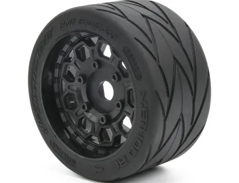 Method Velociter Belted Onroad Tyres On Hive Rims 1/7 54/100 (ARRMA Infraction / Limitless / Felony)