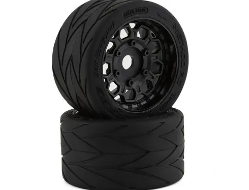 Method Velociter Belted Onroad Tyres On Hive Rims 1/7 54/100 (ARRMA Infraction / Limitless / Felony)