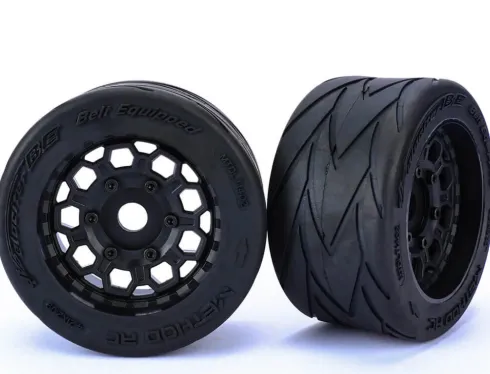 Method Velociter Belted Onroad Tyres On Hive Rims 1/7 54/106 (ARRMA Infraction / Limitless / Felony)