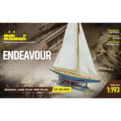 Mini Mamoli Endeavour II houten scheepsmodel 1:193