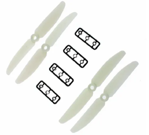 Mini quadcopter propellers 5030 2xCW 2xCCW – Wit