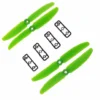 Mini quadcopter propellers 5030 2xCW 2xCCW – Groen