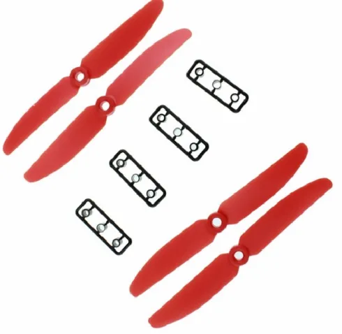 Mini quadcopter propellers 5030 2xCW 2xCCW – Rood