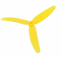 Mini quadcopter tri-propellers 5030 1xCW 1xCCW – Geel