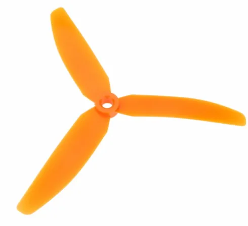 Mini quadcopter tri-propellers 5030 1xCW 1xCCW – Oranje