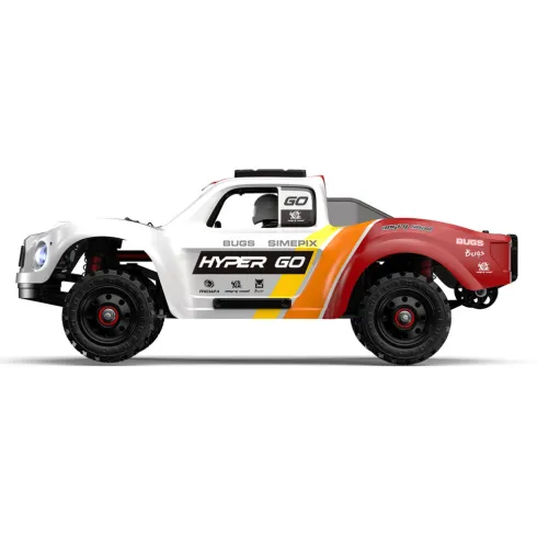 MJX Hyper GO 14211 1/14 Brushless Short Course 4WD RTR compleet met 3000mAh 2S lipo accu en lader en extra set banden – 70 km/h
