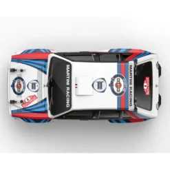 MJX Hyper GO 14302 1/14 Lancia Delta Rally 4WD RTR compleet met 2000mAh 2S lipo accu en lader en 2 extra sets (onroad en offroad) banden