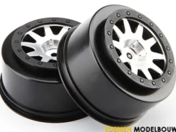 MK.10 V2 WHEEL MATTE CHROME 4.5mm OFFSET 2pcs – HPI106200