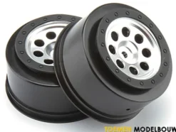 MK.8 V2 WHEEL MATTE CHROME 4.5mm OFFSET 2pcs – HPI106189
