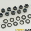 M6 nuts with disk 10pcs – G-06112