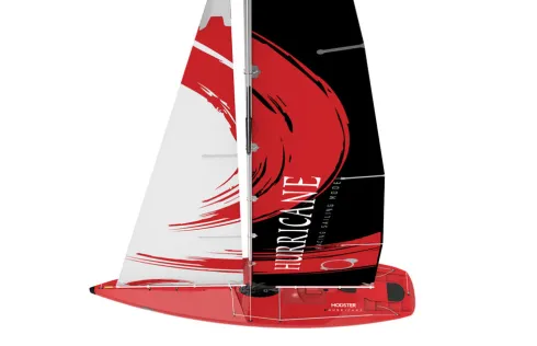 MODSTER SR100 Hurricane Zeiljacht 2130 mm mast rood/zwart RTR