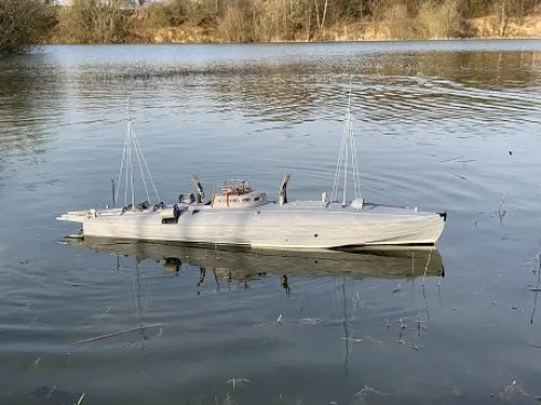 Mountfleet Models 55ft Coastal Motor Boat GFK romp, kunststof/houten RC scheepsmodel 1:16