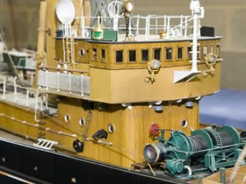 Mountfleet Models St. Nectan GFK romp , kunststof/houten RC scheepsmodel 1:32