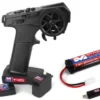 Mstyle RC Set voor 1/10 onroad en offroad (Tamiya) auto’s (bestaande uit 4-kanaals zender, ontvanger, accu, lader, servo)
