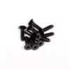 M2.6x10mm Hex Socket Tapping Flat Head Black 10pcs – AXA0414