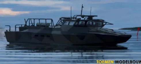 Nordic boats CB90H waterjet Combatboat – 1:35