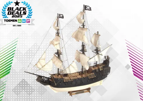 Occre Cisne Negro – Black Swan houten scheepsmodel 1:75