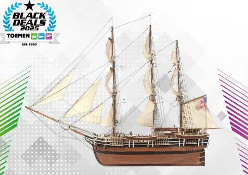 OcCre Essex 1:60 bouwpakket (film Moby Dick 1956)