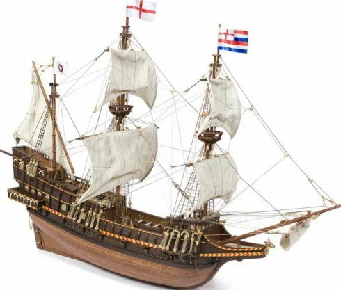 OcCre Golden Hind houten scheepsmodel 1:45