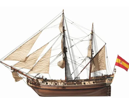 OcCre La Candelaria houten scheepsmodel 1:85
