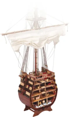 OcCre Section of Santisima Trinidad houten scheepsmodel 1:90