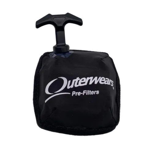 OUTERWEARS Pullstart Pre-Filter – Optimale bescherming voor je R/C motor