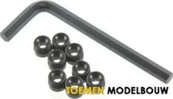 Pivot ball – Aluminium caps – TRX7033X