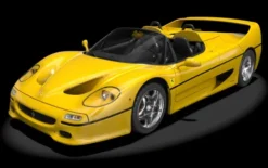 Pocher Ferrari F50 Giallo Modena 1/8 metalen bouwpakket – Het toppunt van supercar-techniek uit de jaren ’90